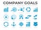 Business Goals Icon Set