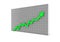 Business graph arrow green