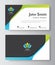 Business greeting card template design. introduce card include s