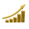 Business Growth - Golden Bars logo