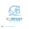 business, hand, money, earn, dollar Blue Yellow Business Logo te