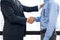 Business handshake for successful of investment deal