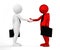 Business handshake. Ton man shaking hands. Deal, agreement, partner concept