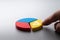 Business & HR colorful pie chart puzzle