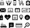 Business icons with padlocks