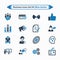 Business Icons Set 04 - Blue Series