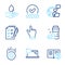 Business icons set. Included icon as Medical drugs, Survey checklist, Rating stars signs. Vector