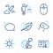 Business icons set. Included icon as Multichannel, Algorithm, Pets care signs. Vector