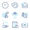 Business icons set. Included icon as Receive mail, Augmented reality, Accounting wealth signs. Vector