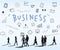 Business Icons Strategy Planning Graphics Concept