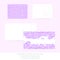 Business identity collection - mauve, orchid, violet. Postcard templates in two sizes with back side