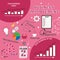 Business improvement infographic vector illustration
