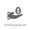 business incubator icon. Trendy business incubator logo concept