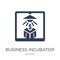 business incubator icon. Trendy flat vector business incubator i