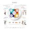 Business infographic Business success concept with graph. vector design. Elements of this image furnished by NASA no18