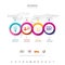 Business infographic Business success concept with graph. vector design. Elements of this image furnished by NASA no3