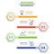 Business Infographic Template. Modern Infographics Timeline Design. Colorful Vector Illustration