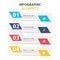 Business Infographic timeline process template, Colorful Banner text box desgin for presentation, presentation for workflow