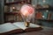 Business insight Light bulb with brain, a symbol of innovative thinking