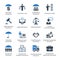 Business Insurance Icons - Blue Series