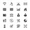 Business and investment flat icons