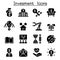 Business investment icon set