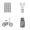 Business, leisure, profession and other web icon in monochrome style.candy, gift, design, icons in set collection.