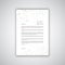 Business letterhead with low poly mesh design
