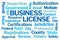 Business License Word Cloud