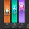 Business lightbulb concept steps thinking Idea