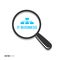 IT Business Magnifying Glass