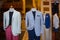 Business male suits