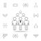 business man in crowd icon. Detailed set of people in work icons. Premium graphic design. One of the collection icons for websites