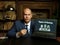 Business man holding laptop with written text Types of Zoning - closeup shot