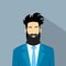 Business Man Profile Icon Male Avatar Hipster