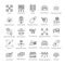 Business Management and Growth Vector Line Icons 49