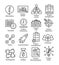 Business management line icons Pack 44