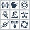 Business management and service icons