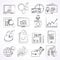 Business and Market analysis icons