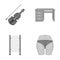Business, medicine, concert and other web icon in monochrome style.waist, body, figure icons in set collection.