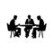 Business meeting icon