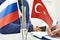 Business meeting Russia Turkey