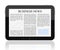 Business news on Tablet PC