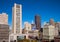 Business office Buildings and skyscrapers at The Union Square in San Francisco â€“ October 8. 2014