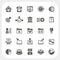 Business and office icons set