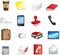 Business office items icon