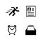 Business Organization. Simple Related Vector Icons