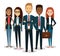 Business people avatars icon