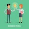 Business People Concept Vector in Flat Design