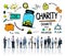 Business People Corporate Give Help Donate Charity Concept